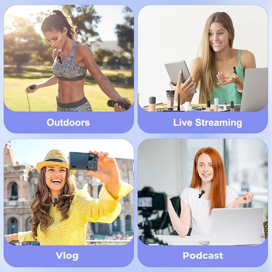 Wireless USB-C lavalier microphone – product feature image 2