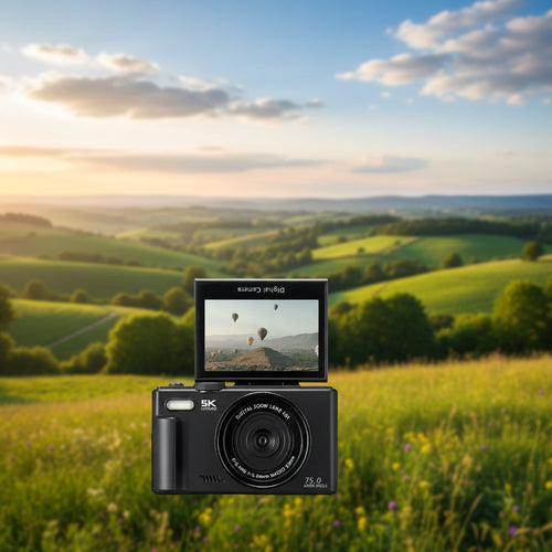 Flip Screen Vlogging Camera
