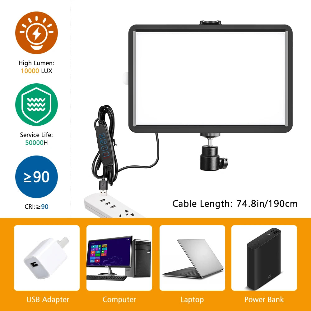 6-inch panel light configuration