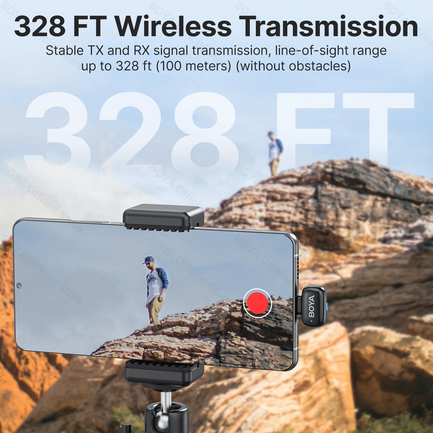 BOYA Mini wireless lavalier microphone – product feature image 2