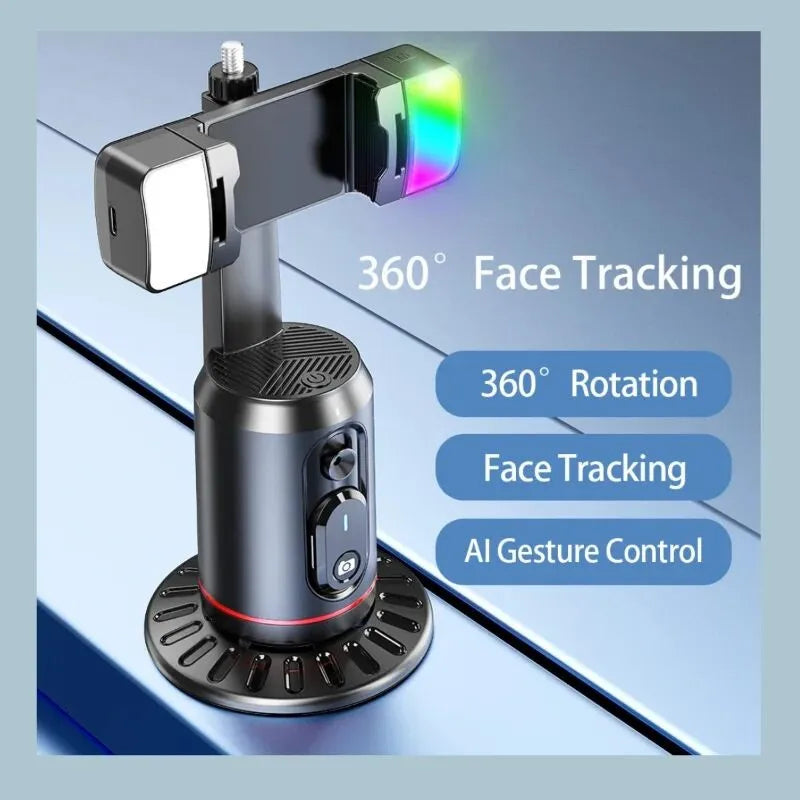 C17 360-degree face-tracking gimbal tripod