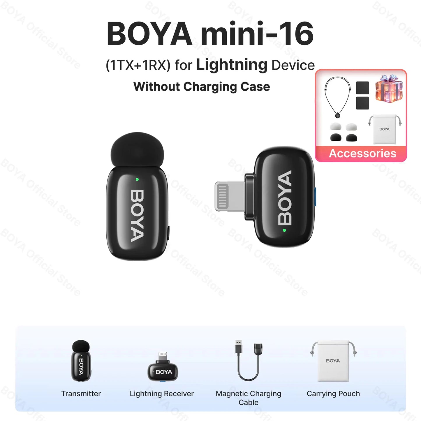 BOYA Mini wireless lavalier microphone – product feature image 10