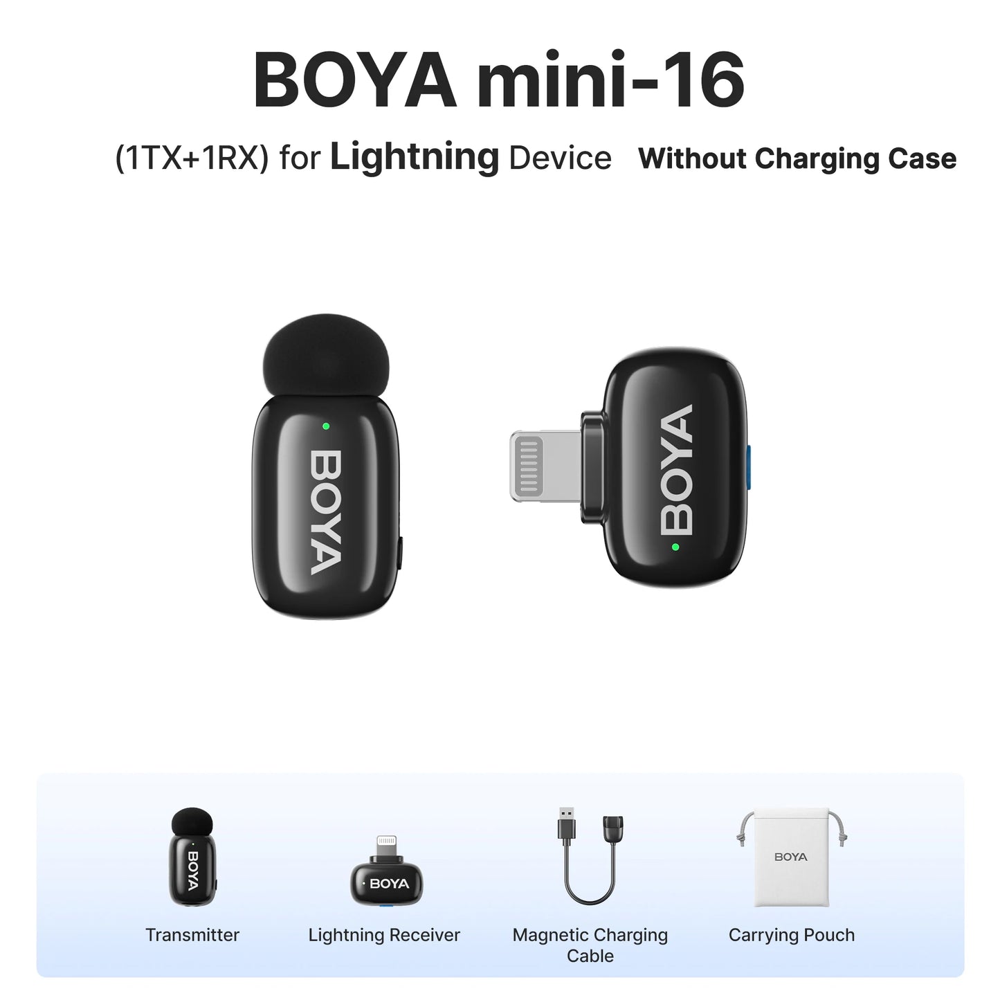 BOYA Mini wireless lavalier microphone – product feature image 20