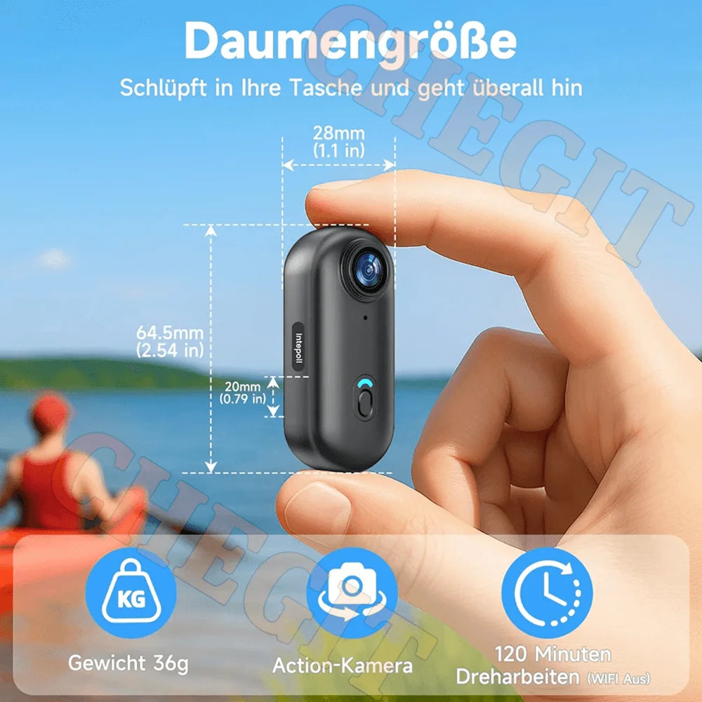 Mini 4K WiFi action camera – product feature image 2