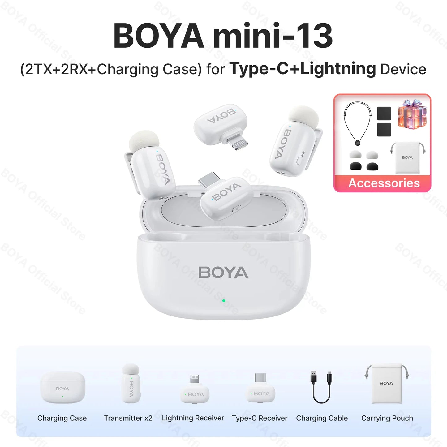 BOYA Mini wireless lavalier microphone – product feature image 11
