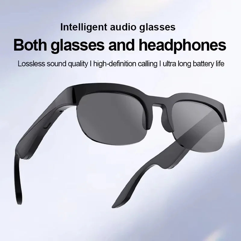 Camera glasses clear-lens style