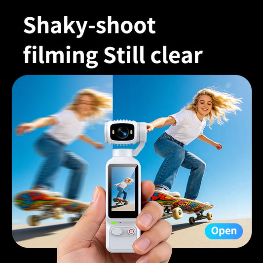 Portable 4K action camera with rotating lens – product feature image 2