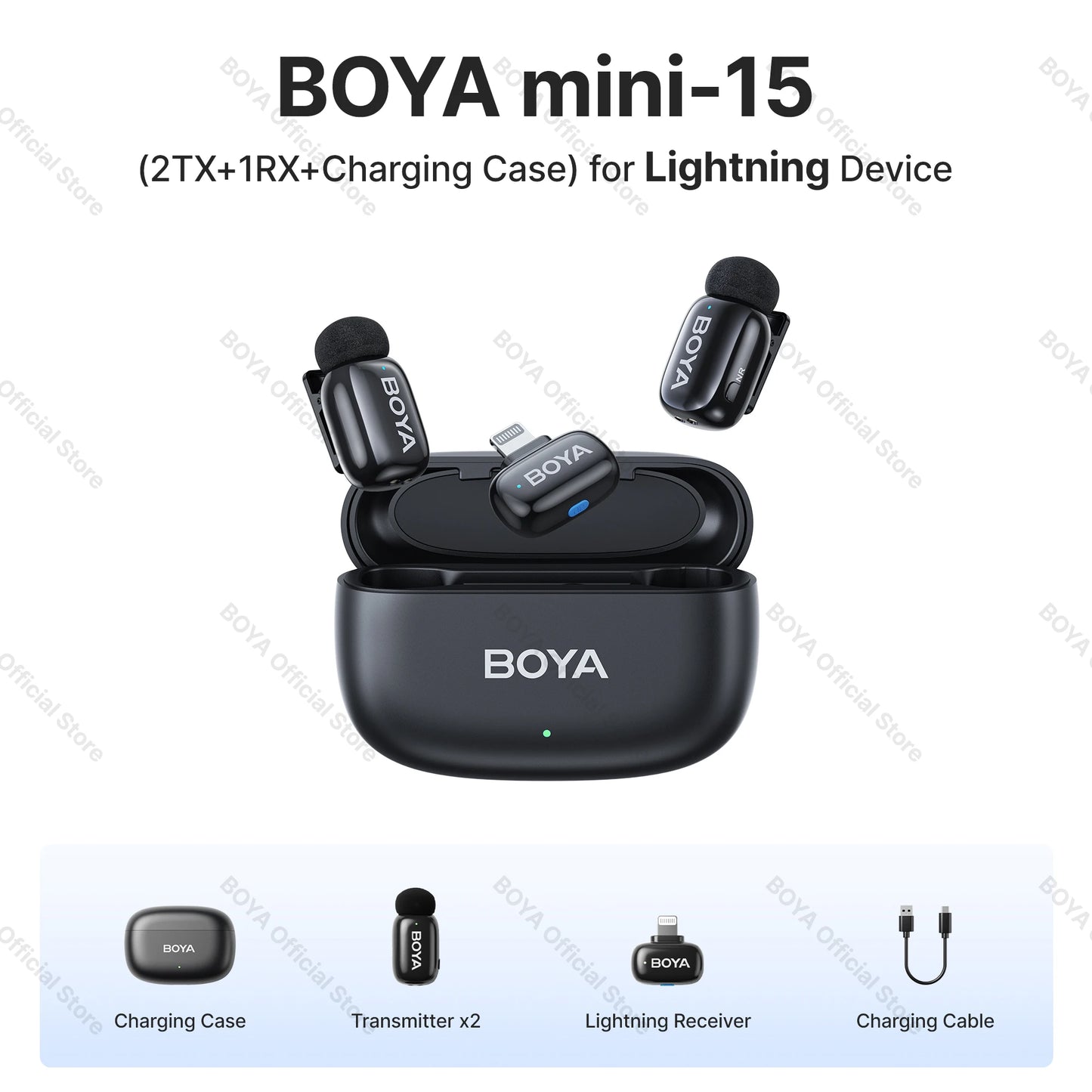 BOYA Mini wireless lavalier microphone – product feature image 8
