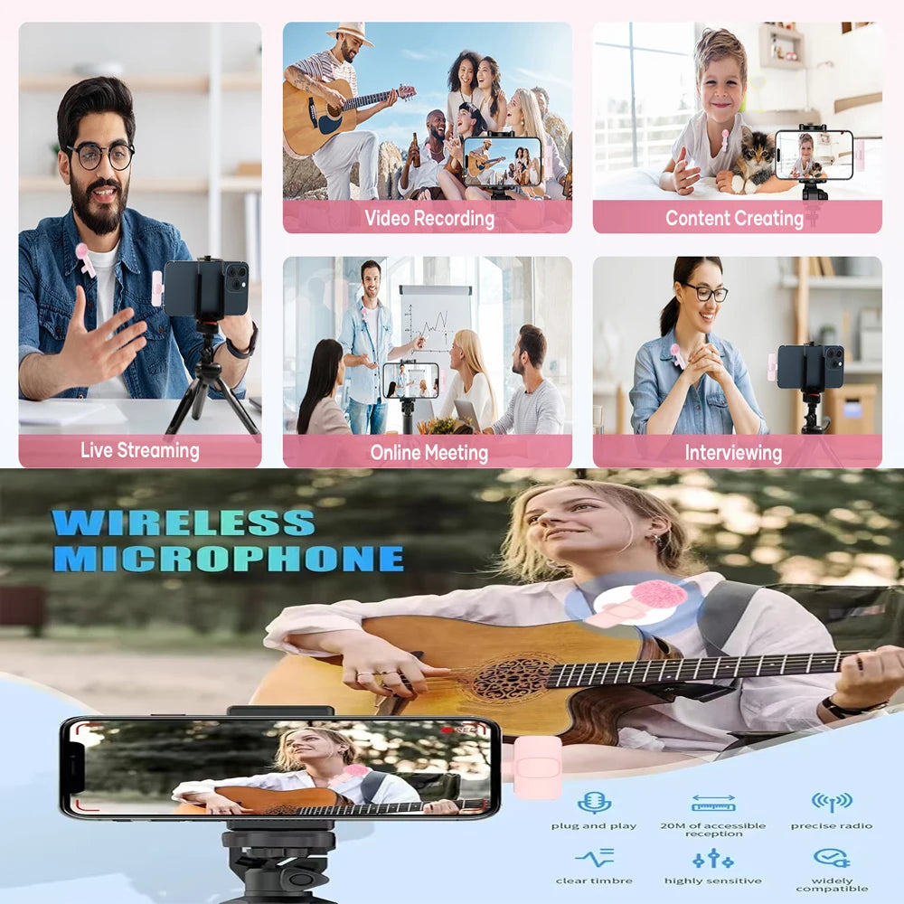 K9 wireless microphone use cases for videos, content and interviews