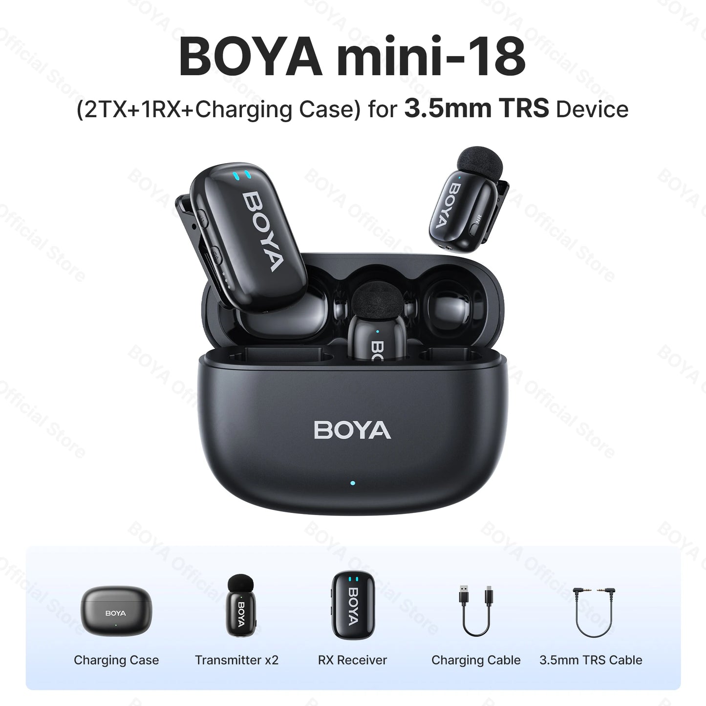 BOYA Mini wireless lavalier microphone – product feature image 16