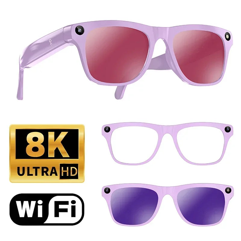 Smart camera glasses point-of-view capture example