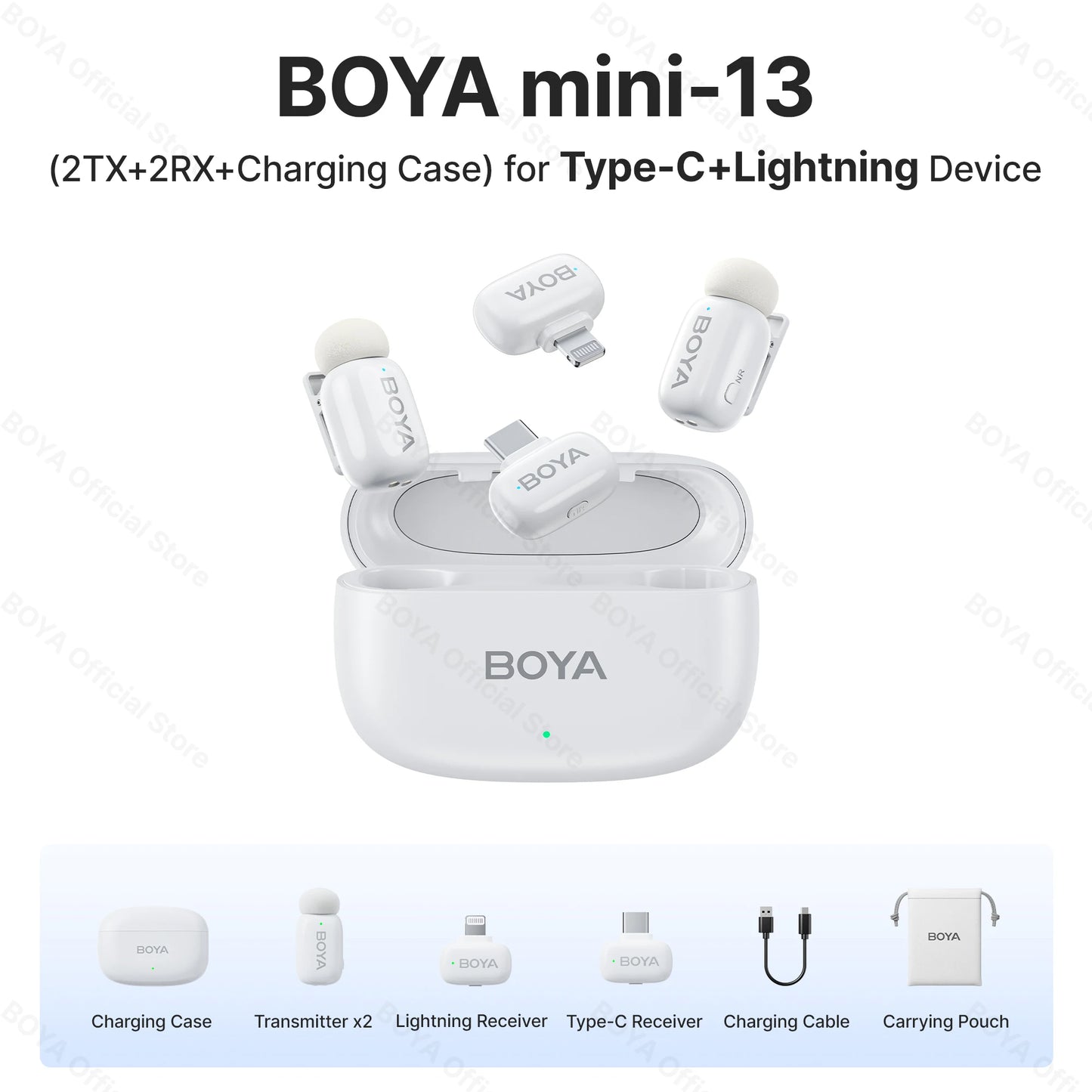 BOYA Mini wireless lavalier microphone – product feature image 13