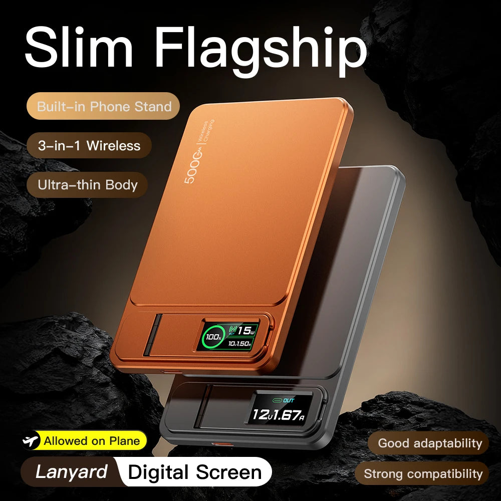 Magnetic wireless power bank – product feature image 3