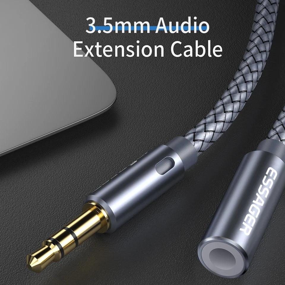 Essager 3.5 mm audio extension cable connectors