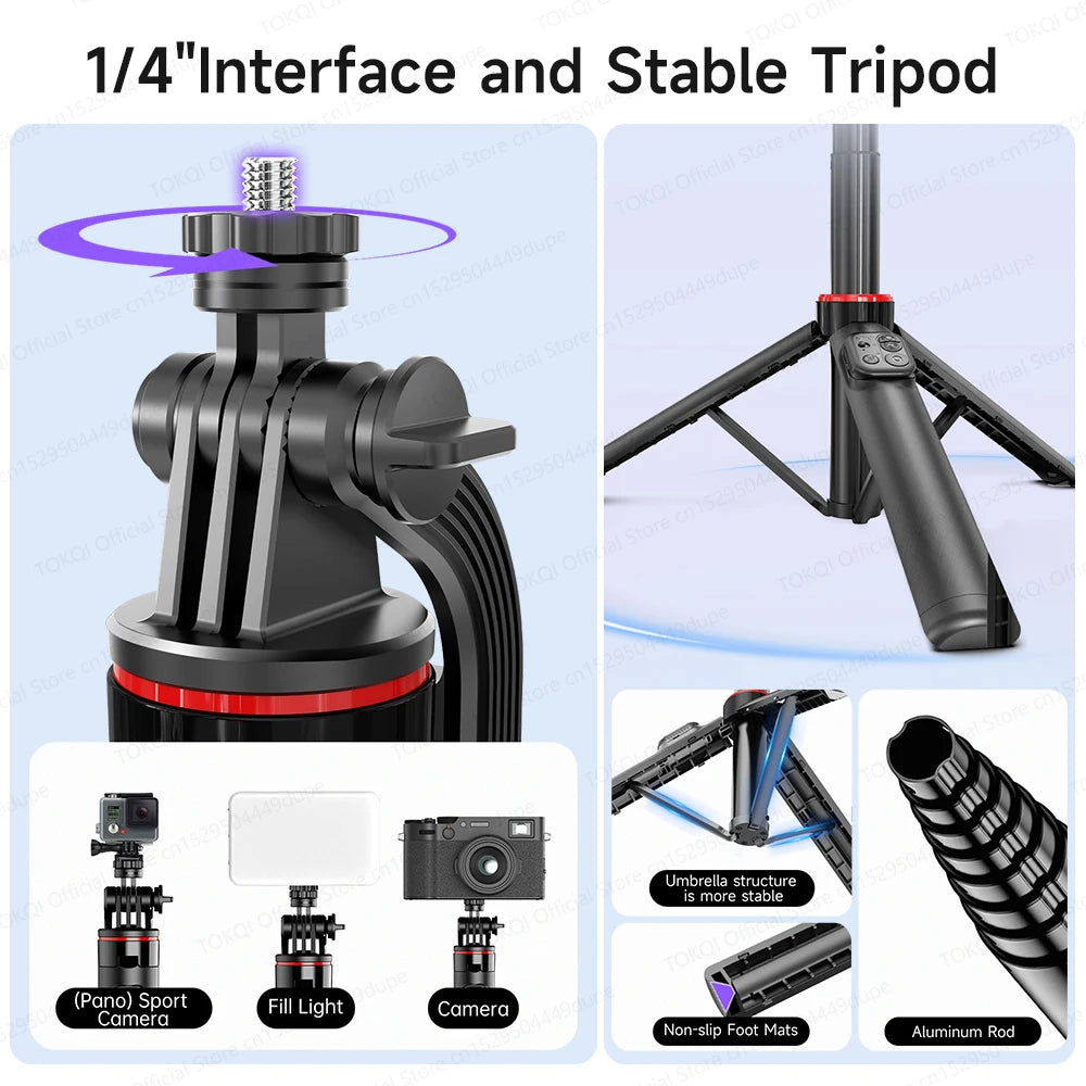 C22 quarter-inch accessory mount and stable tripod base