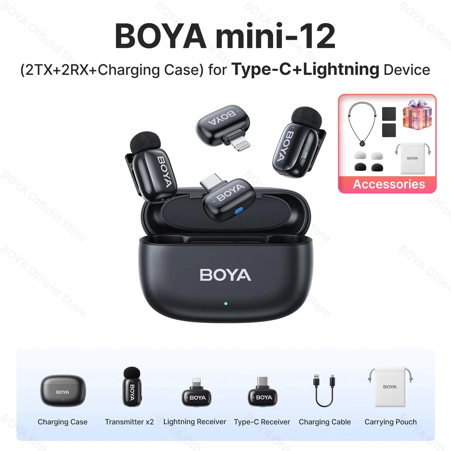 BOYA Mini wireless lavalier microphone – product feature image 19