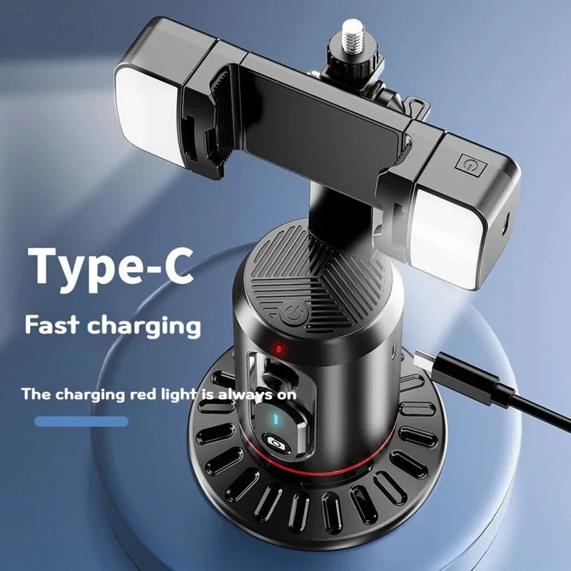 C17 gimbal tripod USB-C charging detail