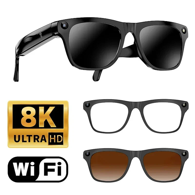 Smart camera glasses package contents