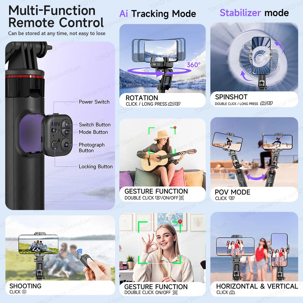 C22 multifunction remote control and shooting modes