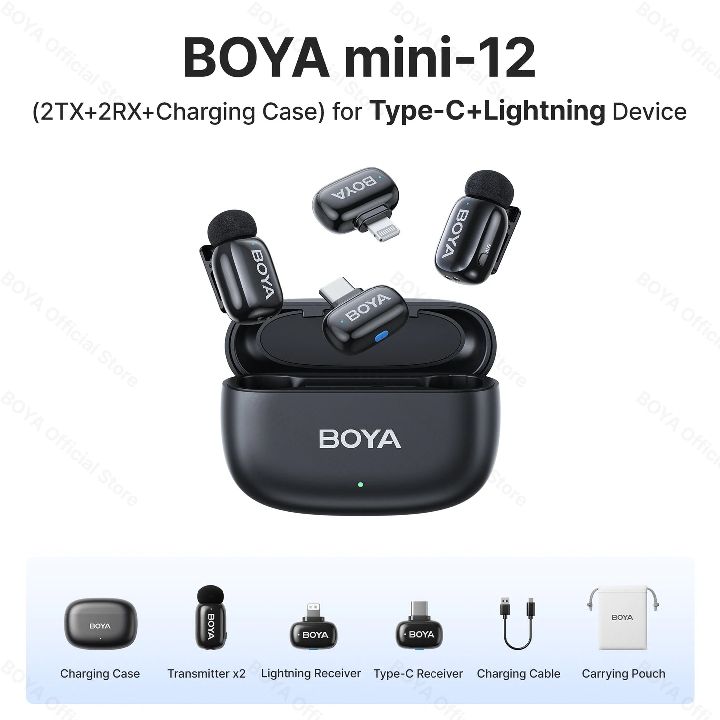 BOYA Mini wireless lavalier microphone – product feature image 12