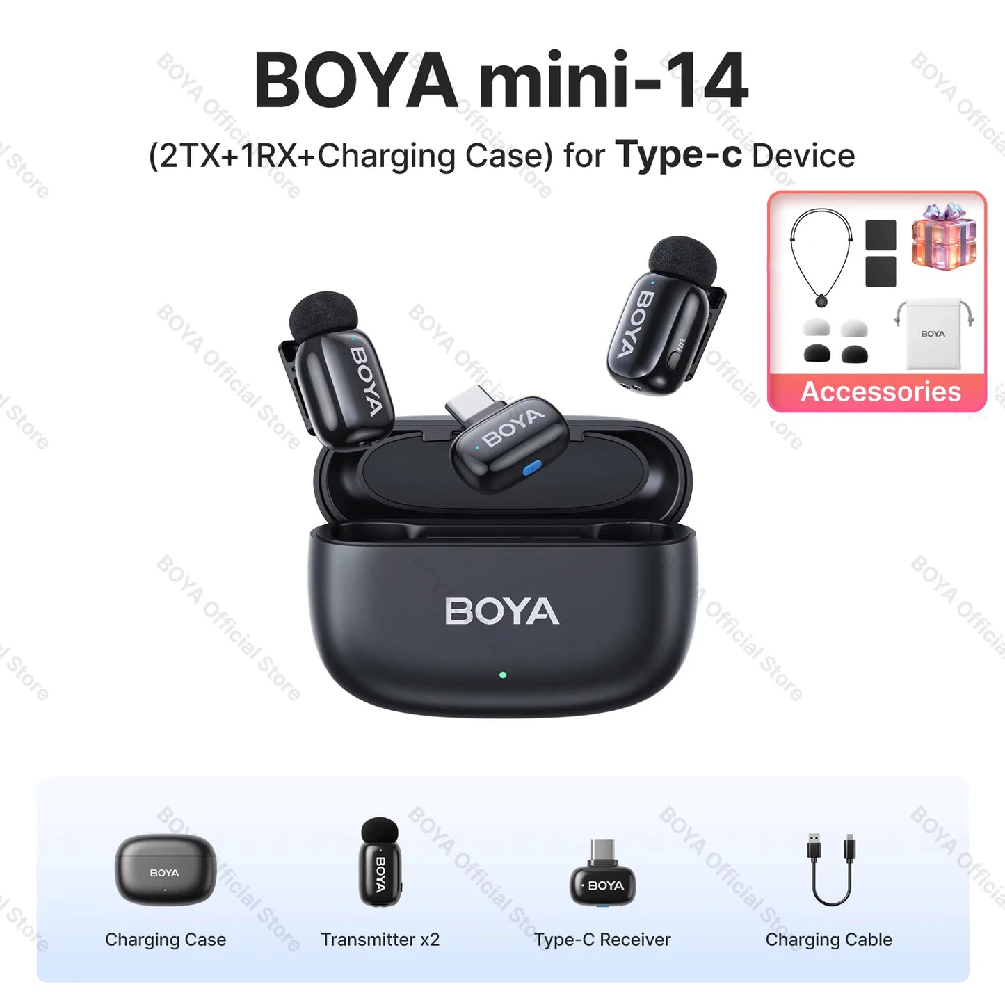 BOYA Mini wireless lavalier microphone – product feature image 21
