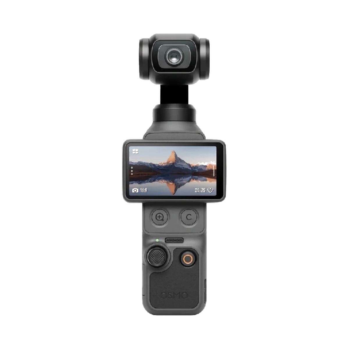 DJI Osmo Pocket 4 gimbal camera on a clean white background