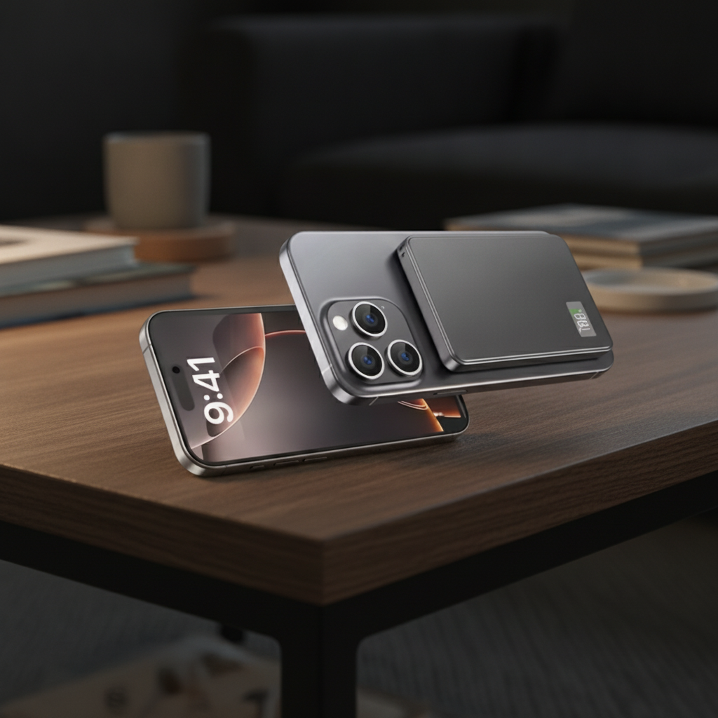 Magnetic Wireless Portable Power Bank